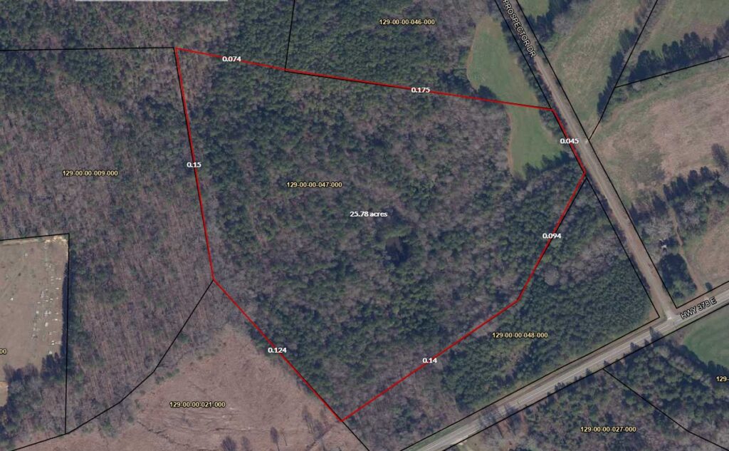 25 Acres West Aerial